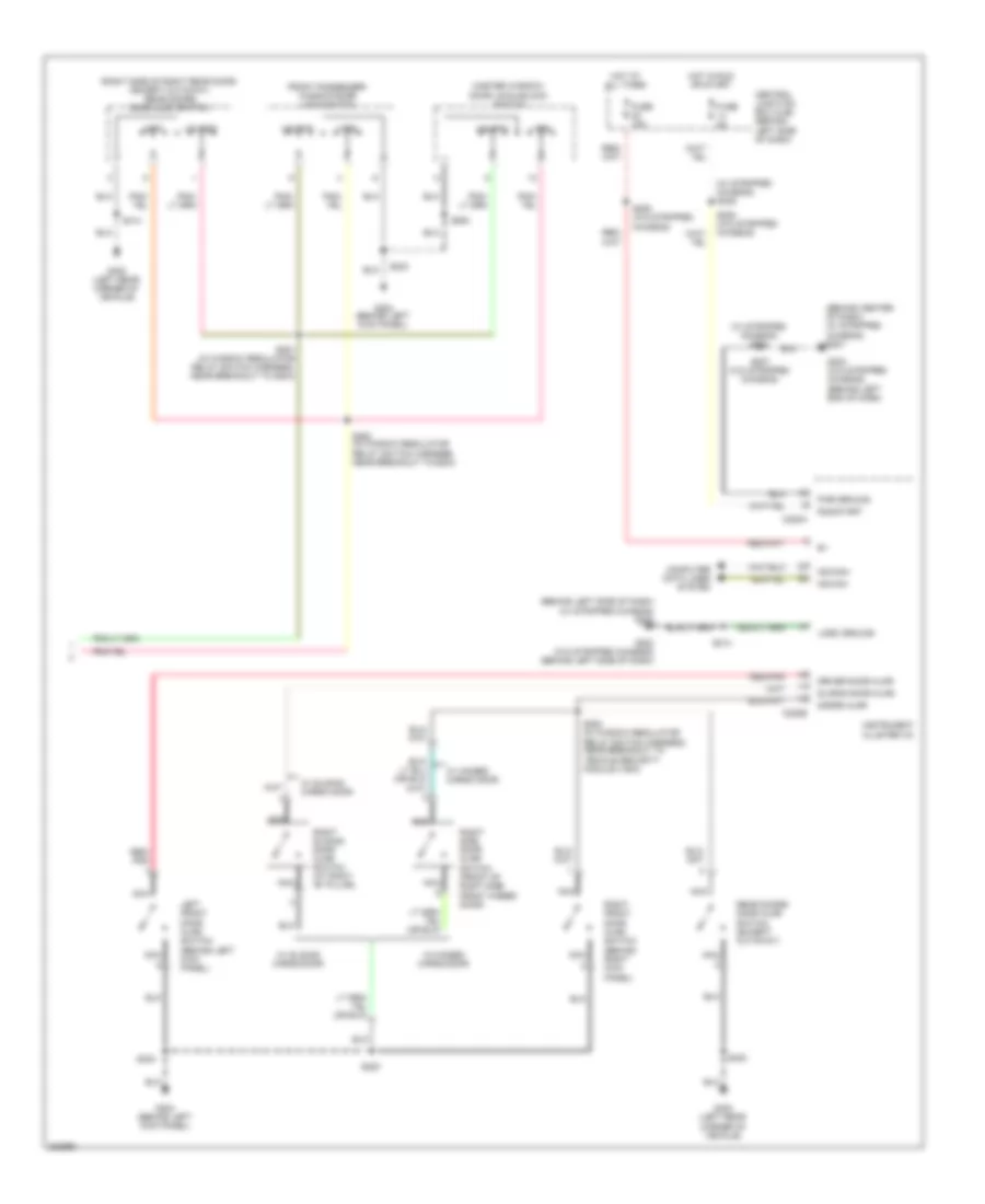 Power Door Locks Wiring Diagram, with Keyless Entry (2 of 2) for Ford Cutaway E250 2008