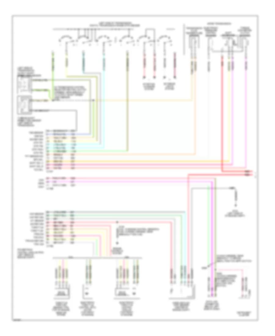 5.4L, Transmission Wiring Diagram, without Torqshift (1 of 2) for Ford Cutaway E250 2008