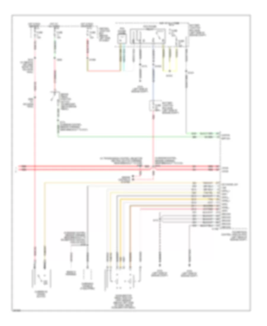 5.4L, Transmission Wiring Diagram, without Torqshift (2 of 2) for Ford Cutaway E250 2008