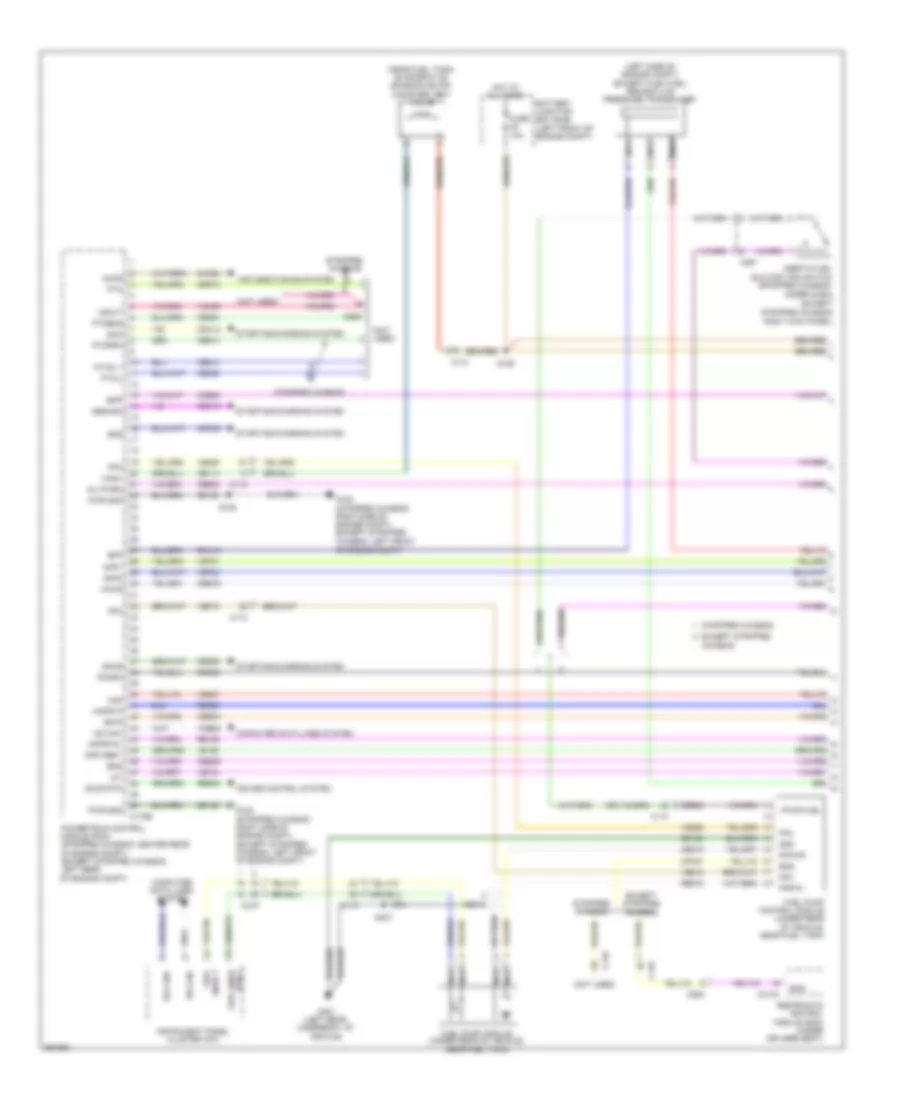 5.4L, Engine Performance Wiring Diagram, without Torqshift (1 of 5) for Ford E-150 XL 2013