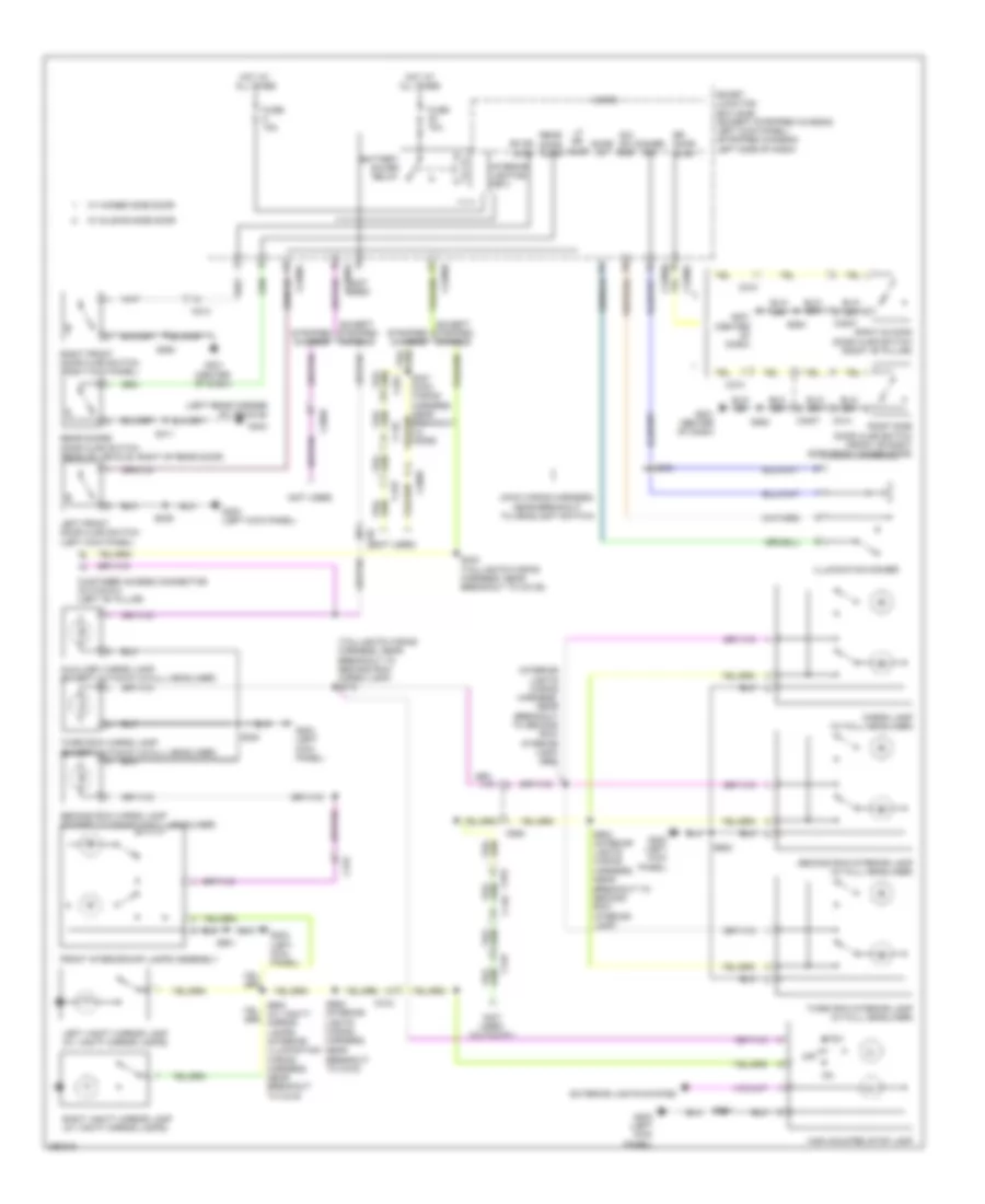 Courtesy Lamps Wiring Diagram for Ford E 150 XL 2013