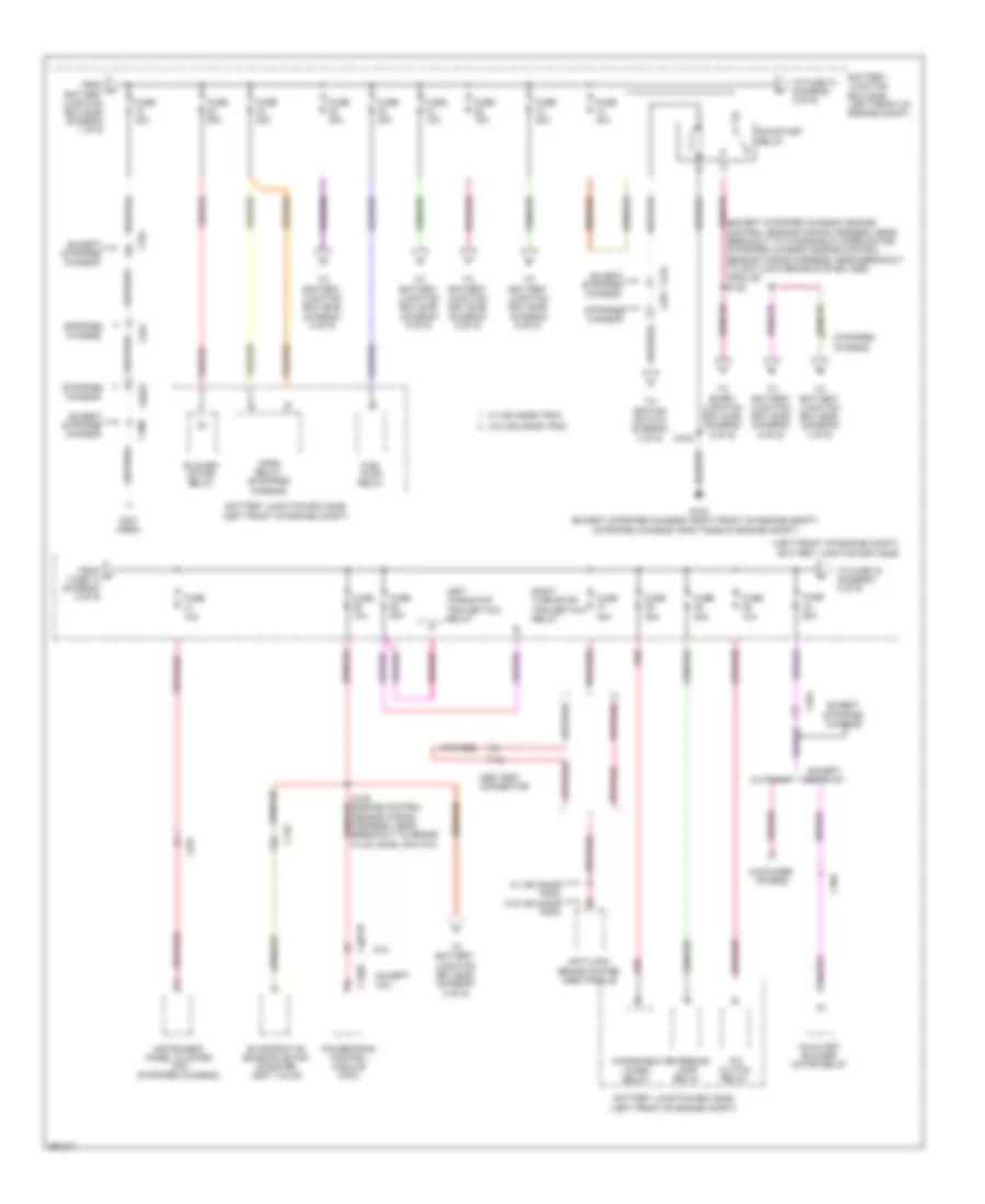Power Distribution Wiring Diagram 2 of 9 for Ford E 150 XL 2013