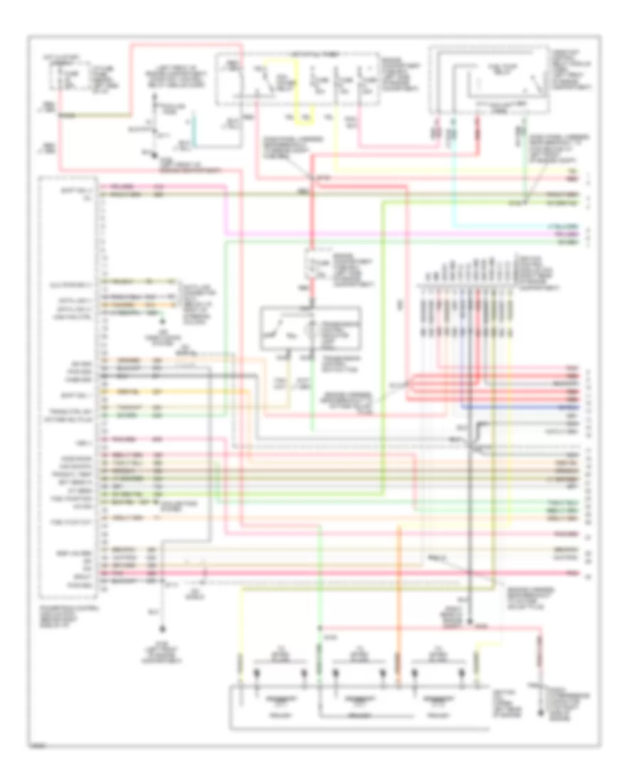 3 0L Engine Performance Wiring Diagrams 1 of 4 for Ford Windstar 1996