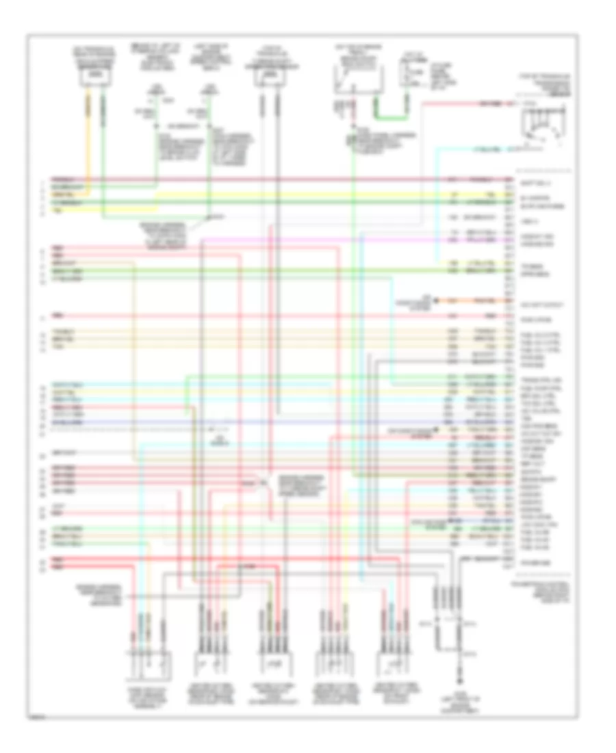 3 0L Engine Performance Wiring Diagrams 4 of 4 for Ford Windstar 1996