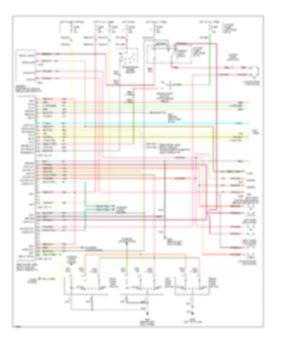 Keyless Entry Wiring Diagram for Ford Windstar 1996