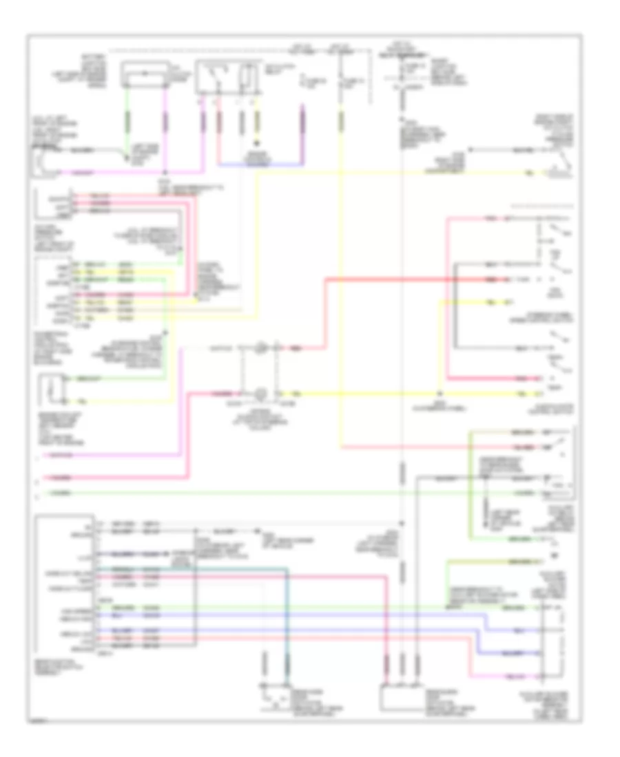 Automatic A C Wiring Diagram 2 of 2 for Ford Explorer 2006
