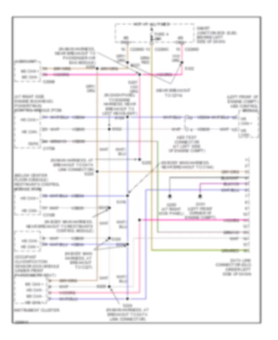 4 0L Computer Data Lines Wiring Diagram for Ford Explorer 2006