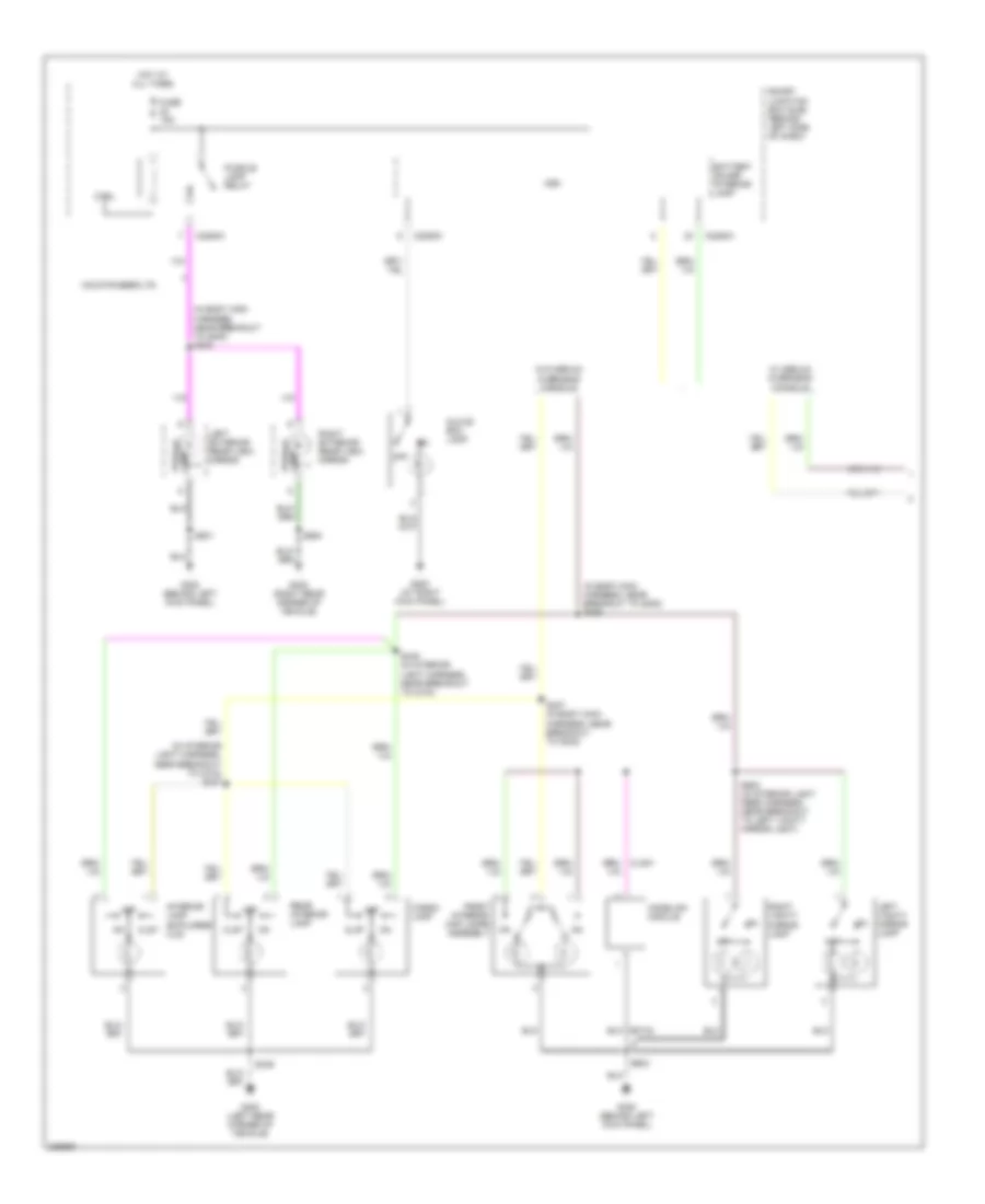 Courtesy Lamps Wiring Diagram 1 of 2 for Ford Explorer 2006
