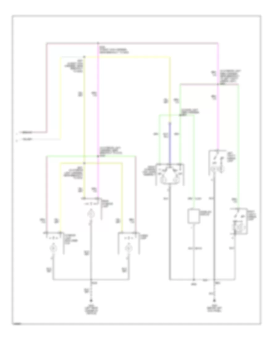 Courtesy Lamps Wiring Diagram (2 of 2) for Ford Explorer 2006
