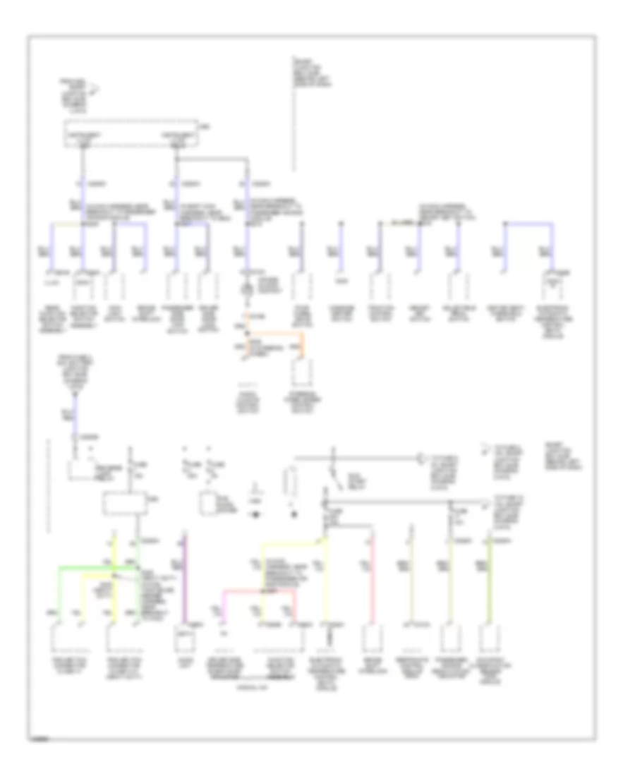 Power Distribution Wiring Diagram 4 of 6 for Ford Explorer 2006