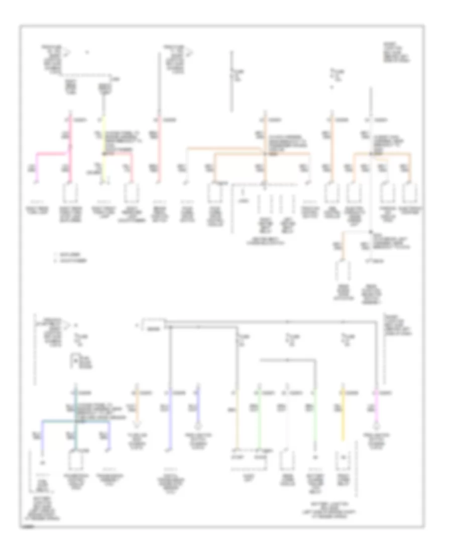 Power Distribution Wiring Diagram (5 of 6) for Ford Explorer 2006