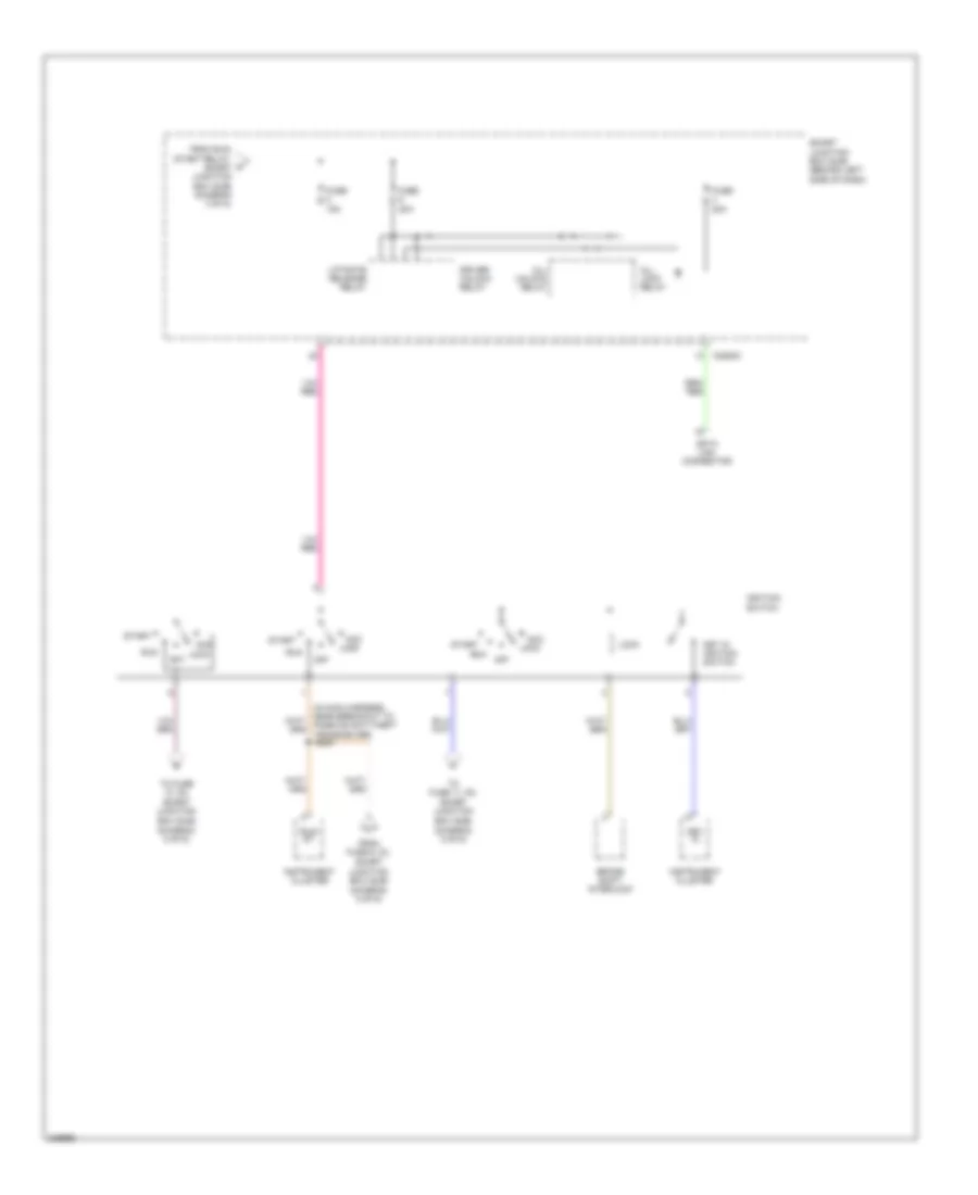 Power Distribution Wiring Diagram 6 of 6 for Ford Explorer 2006