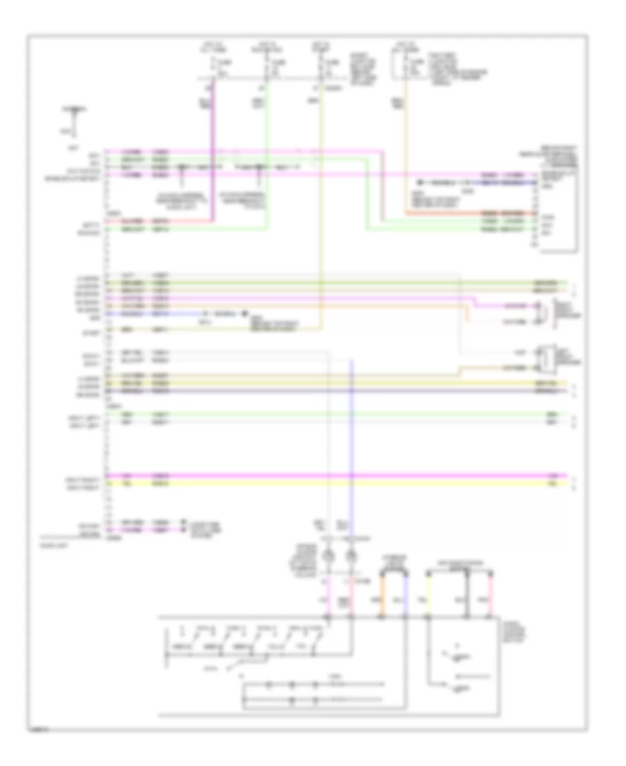 Premium Radio Wiring Diagram, with DVD (1 of 2) for Ford Explorer 2006