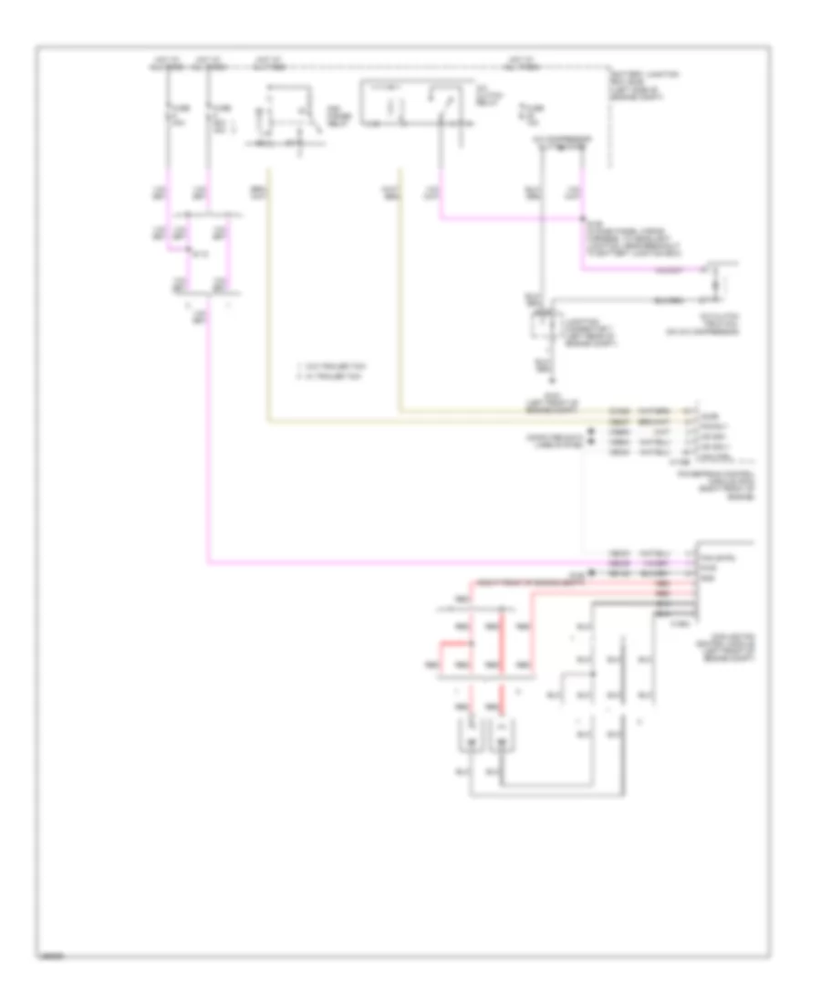 Automatic AC Wiring Diagram (3 of 3) for Ford Edge SE 2007