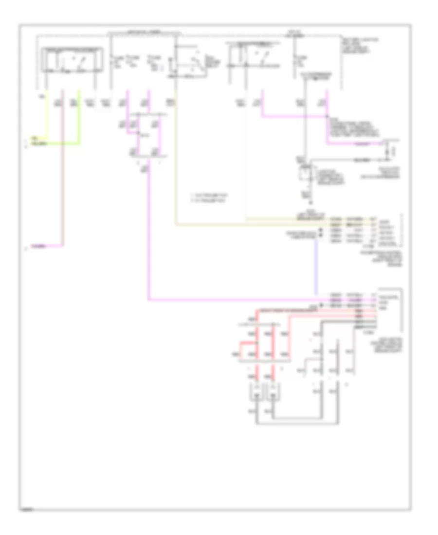 Manual A C Wiring Diagram 2 of 2 for Ford Edge SE 2007