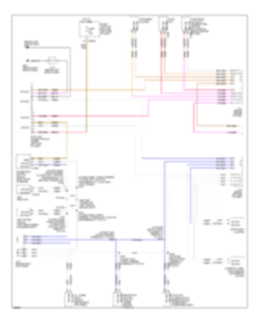 Computer Data Lines Wiring Diagram 1 of 2 for Ford Edge SE 2007