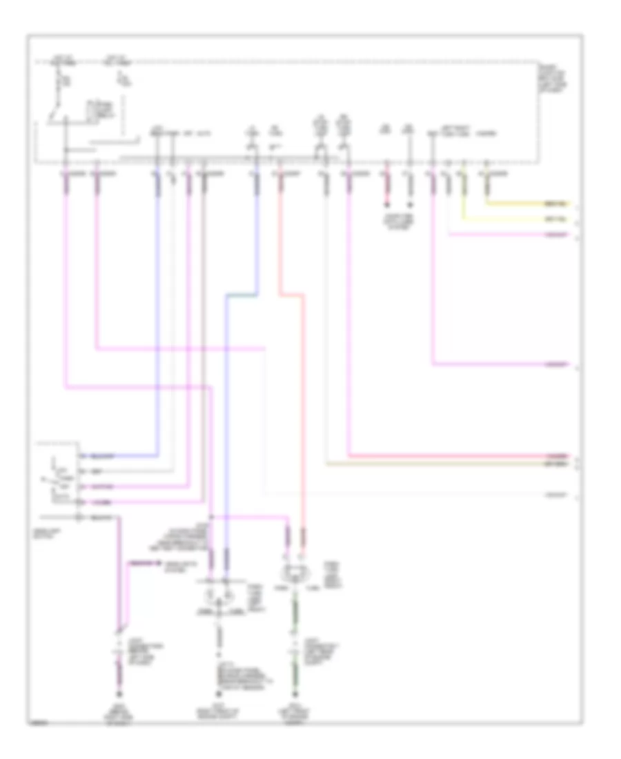 Exterior Lamps Wiring Diagram (1 of 2) for Ford Edge SE 2007
