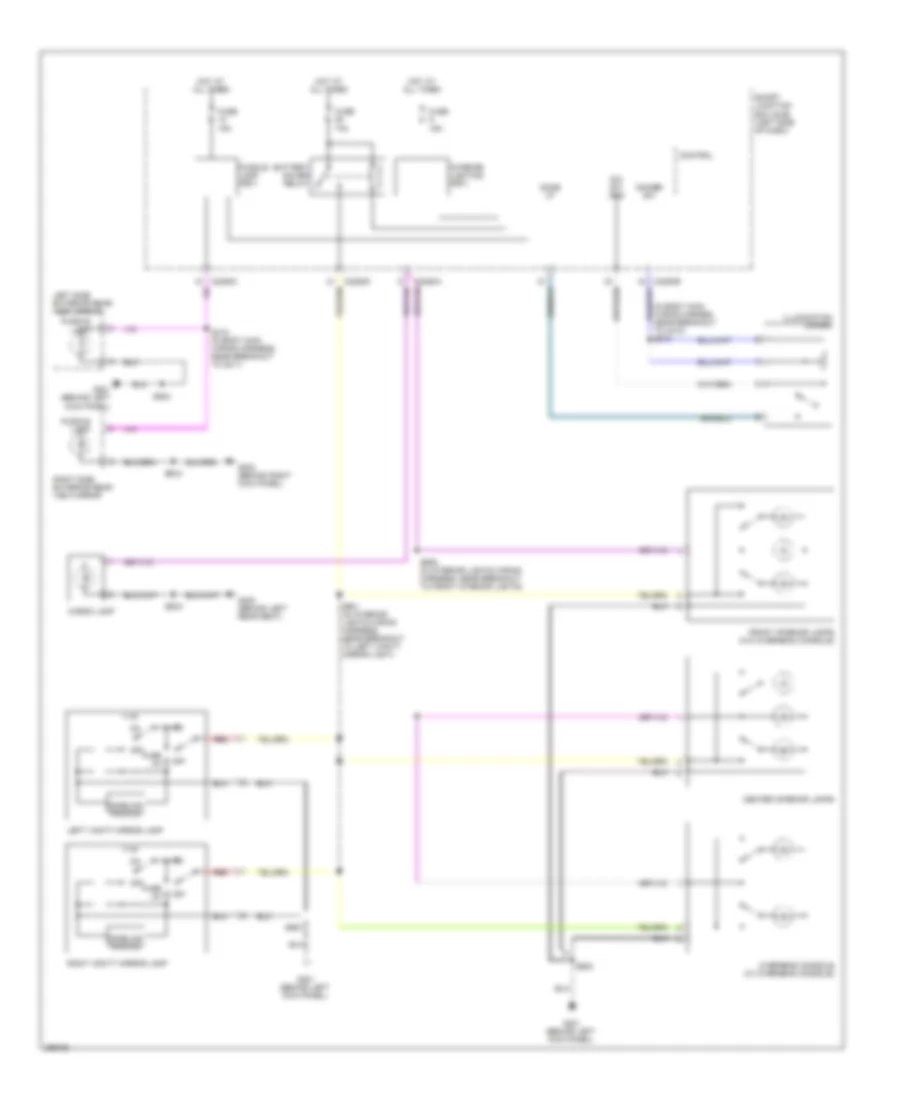 Courtesy Lamps Wiring Diagram for Ford Edge SE 2007