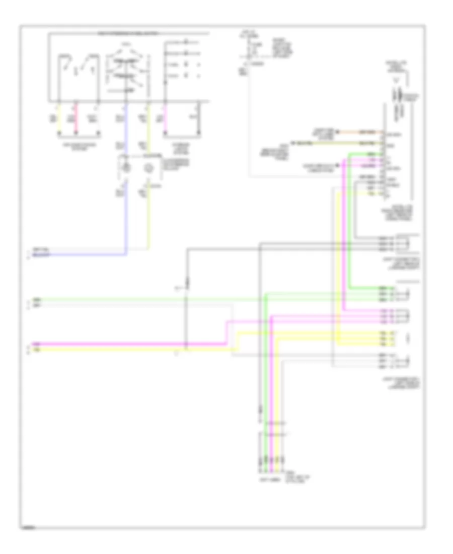 Audiophile Sound Radio Wiring Diagram, without DVD (2 of 2) for Ford Edge SE 2007
