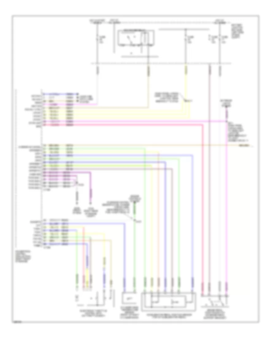 A T Wiring Diagram 1 of 2 for Ford Edge SE 2007
