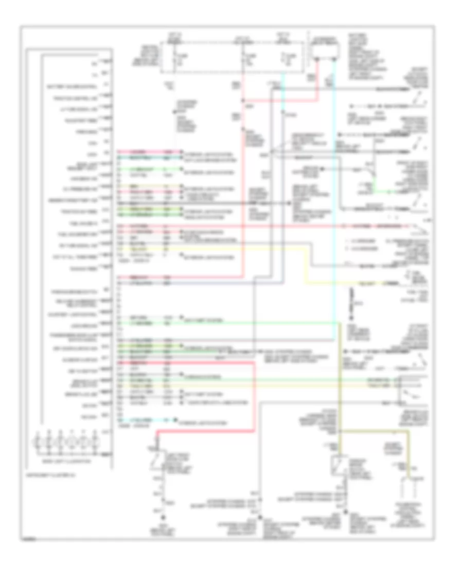 Instrument Cluster Wiring Diagram for Ford Cutaway E350 Super Duty 2008