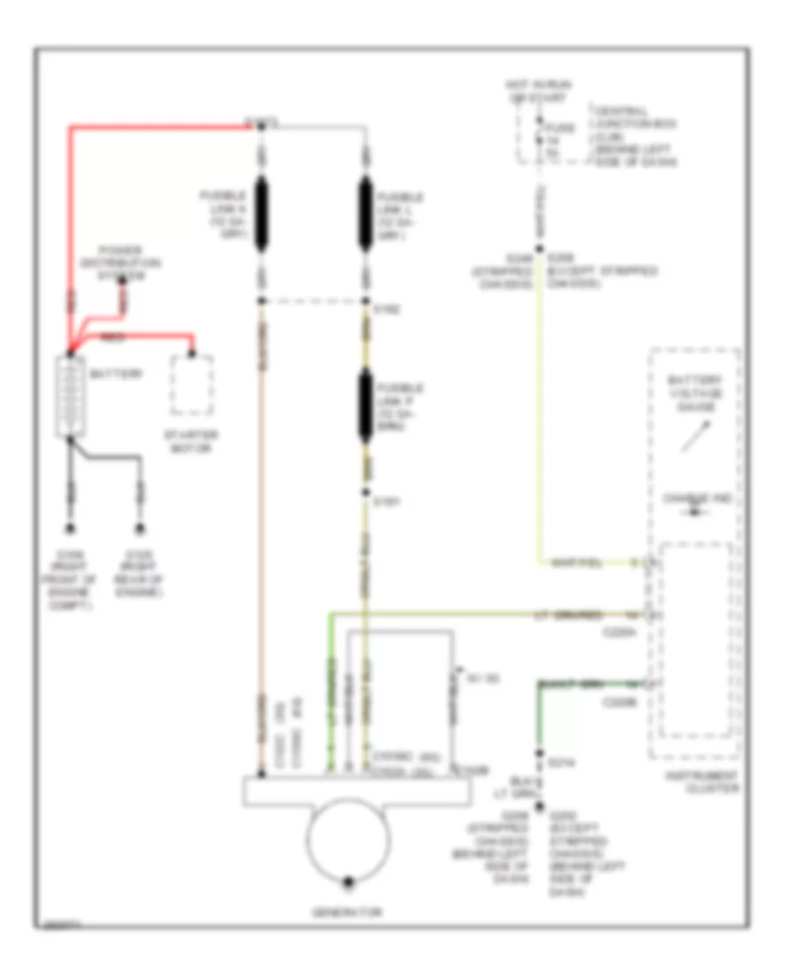 5 4L Charging Wiring Diagram for Ford Cutaway E350 Super Duty 2008