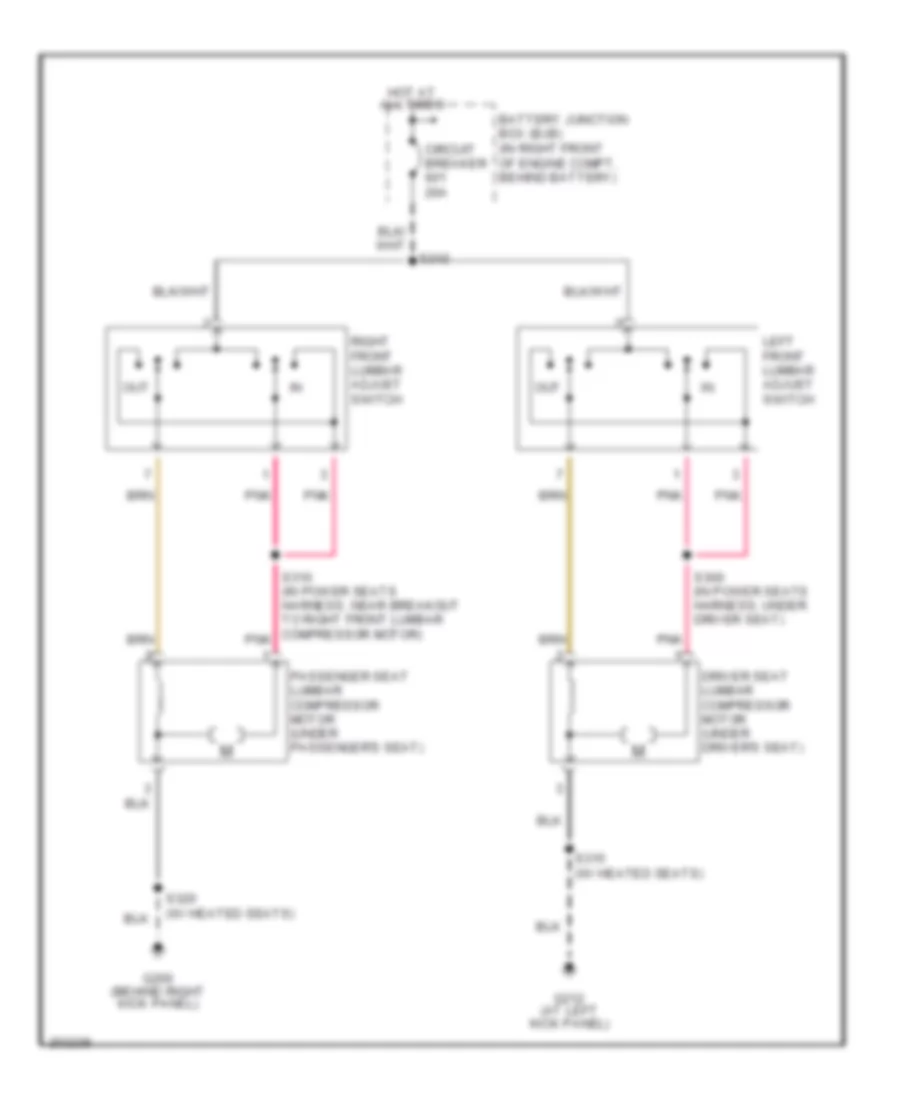 Lumbar Wiring Diagram for Ford Crown Victoria LX Sport 2005