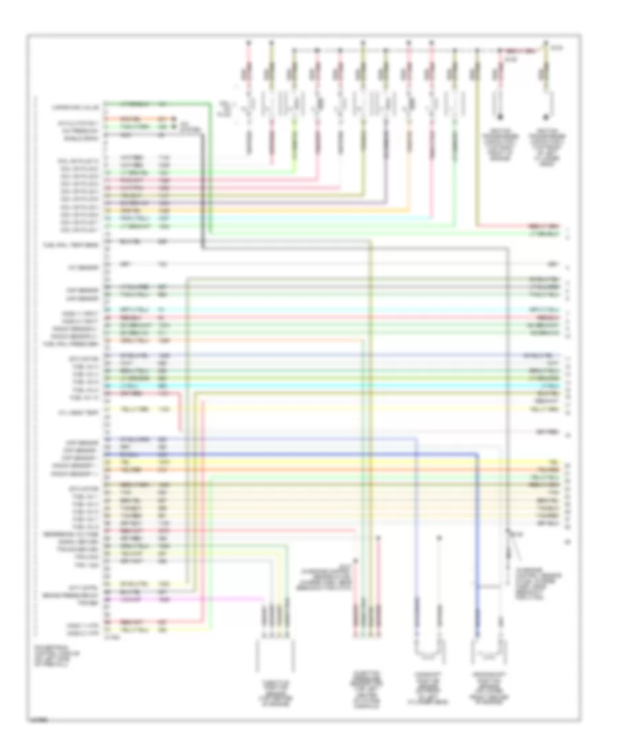 6.8L, Engine Performance Wiring Diagram (1 of 5) for Ford F450 Super Duty 2006