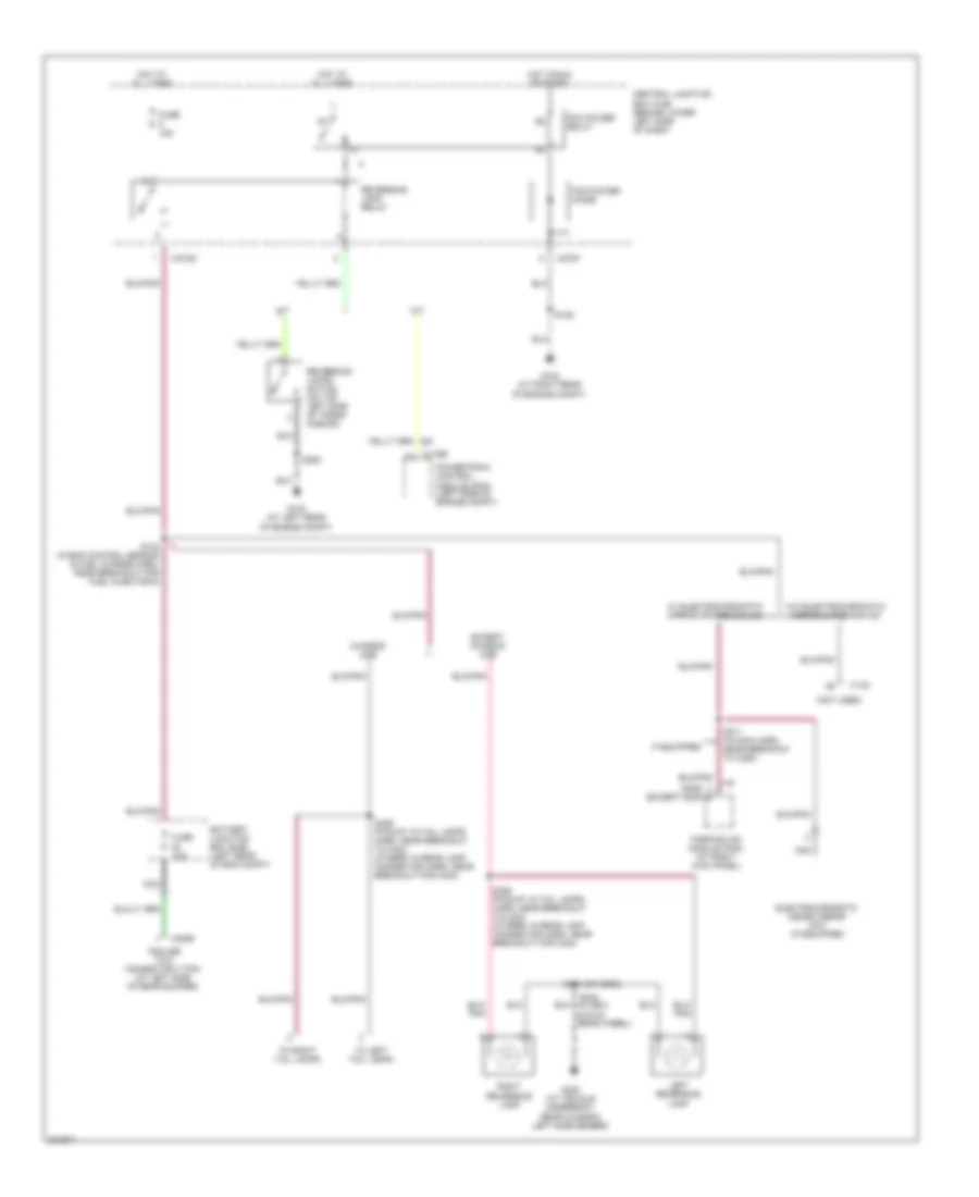 6.8L, Back-up Lamps Wiring Diagram for Ford F450 Super Duty 2006