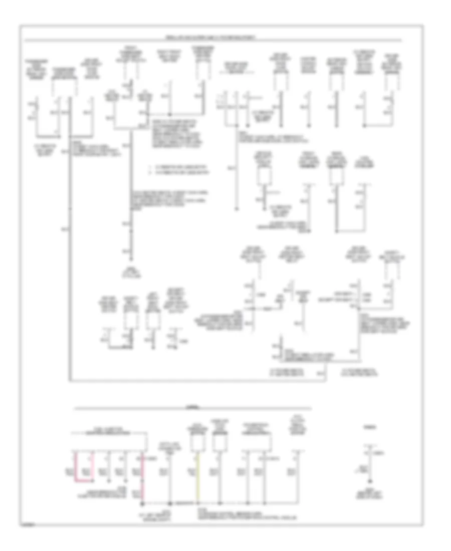 Ground Distribution Wiring Diagram 4 of 7 for Ford F450 Super Duty 2006
