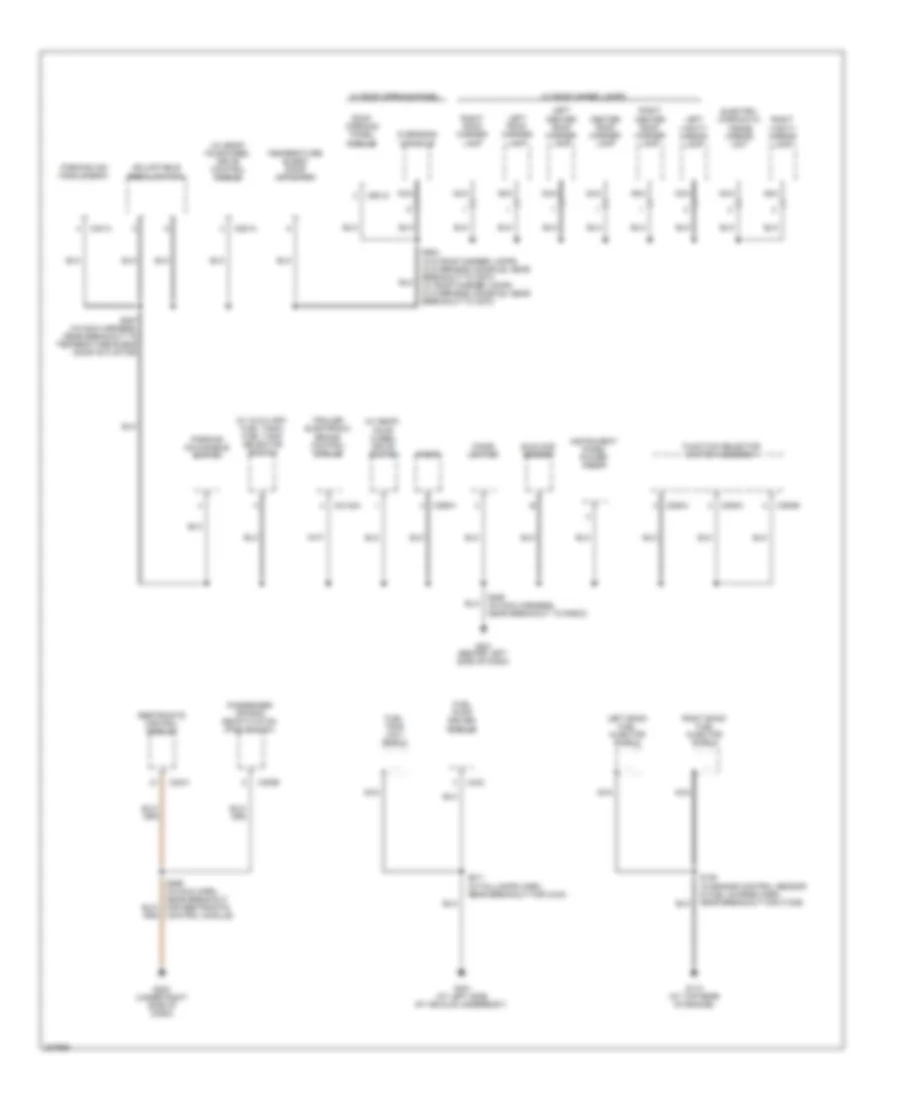 Ground Distribution Wiring Diagram 6 of 7 for Ford F450 Super Duty 2006