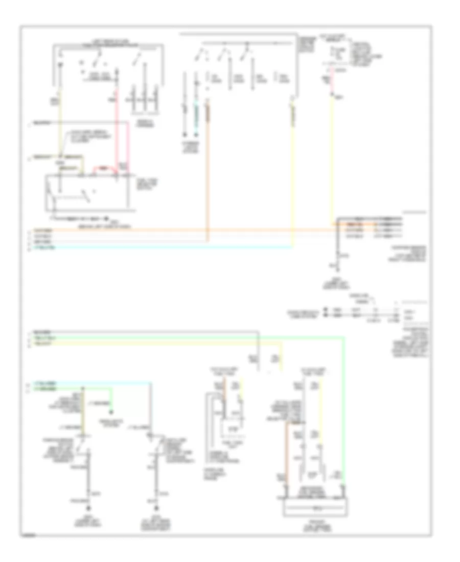 Instrument Cluster Wiring Diagram (2 of 2) for Ford F450 Super Duty 2006