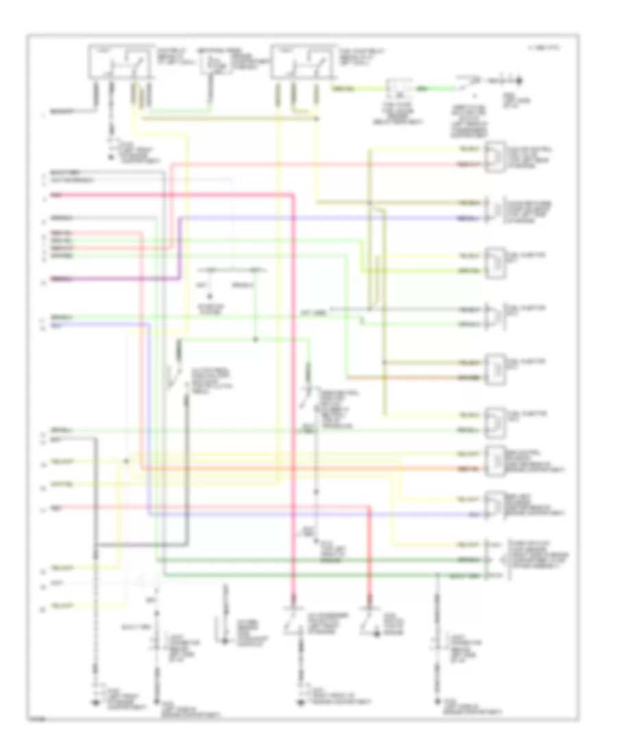 1 3L Engine Performance Wiring Diagrams 2 of 2 for Ford Aspire 1995