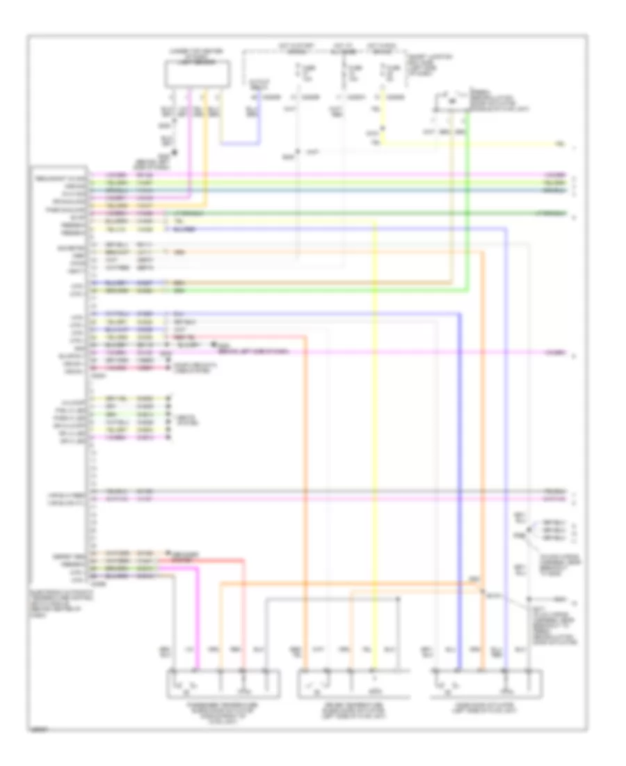 Automatic A C Wiring Diagram 1 of 3 for Ford Edge SEL 2007