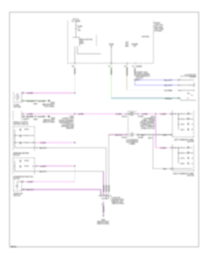Instrument Illumination Wiring Diagram for Ford Edge SEL 2007