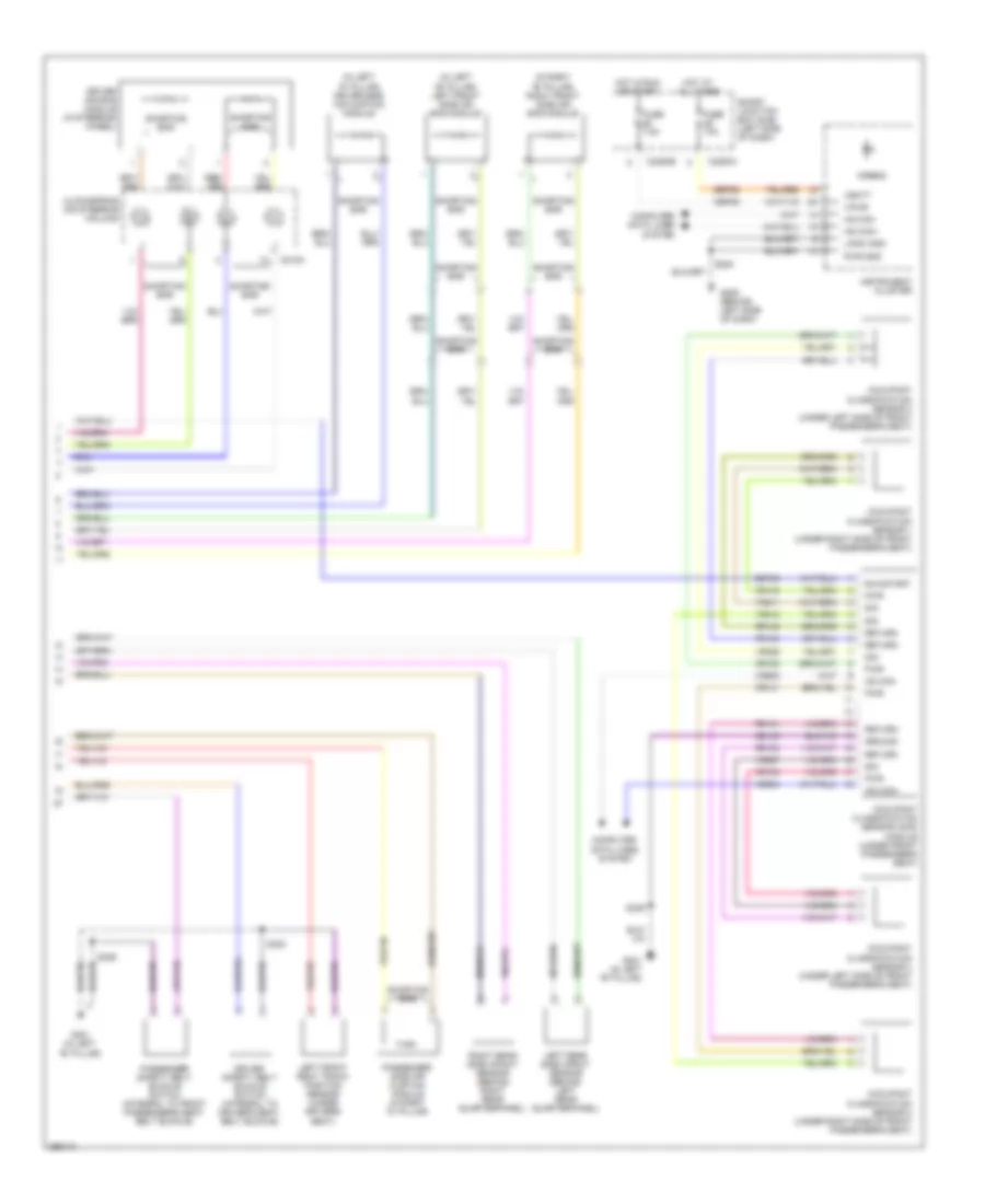Supplemental Restraints Wiring Diagram (2 of 2) for Ford Edge SEL 2007