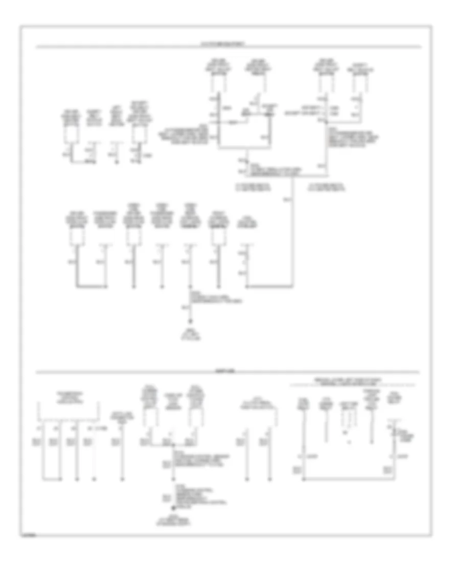 Ground Distribution Wiring Diagram (3 of 7) for Ford F550 Super Duty 2006