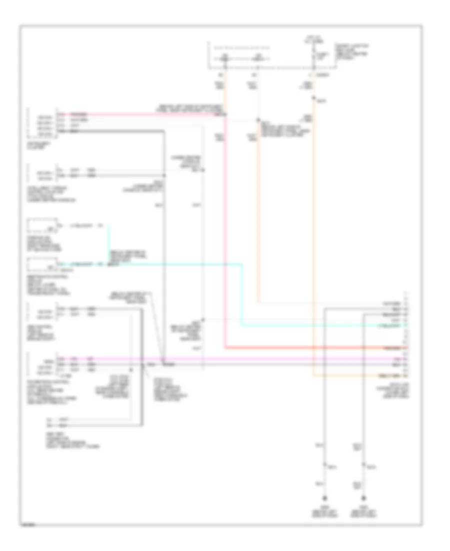 Computer Data Lines Wiring Diagram Except Hybrid for Ford Escape 2007