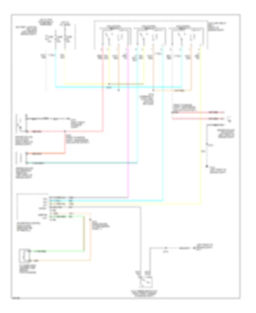 2.3L, Cooling Fan Wiring Diagram, Hybrid for Ford Escape 2007