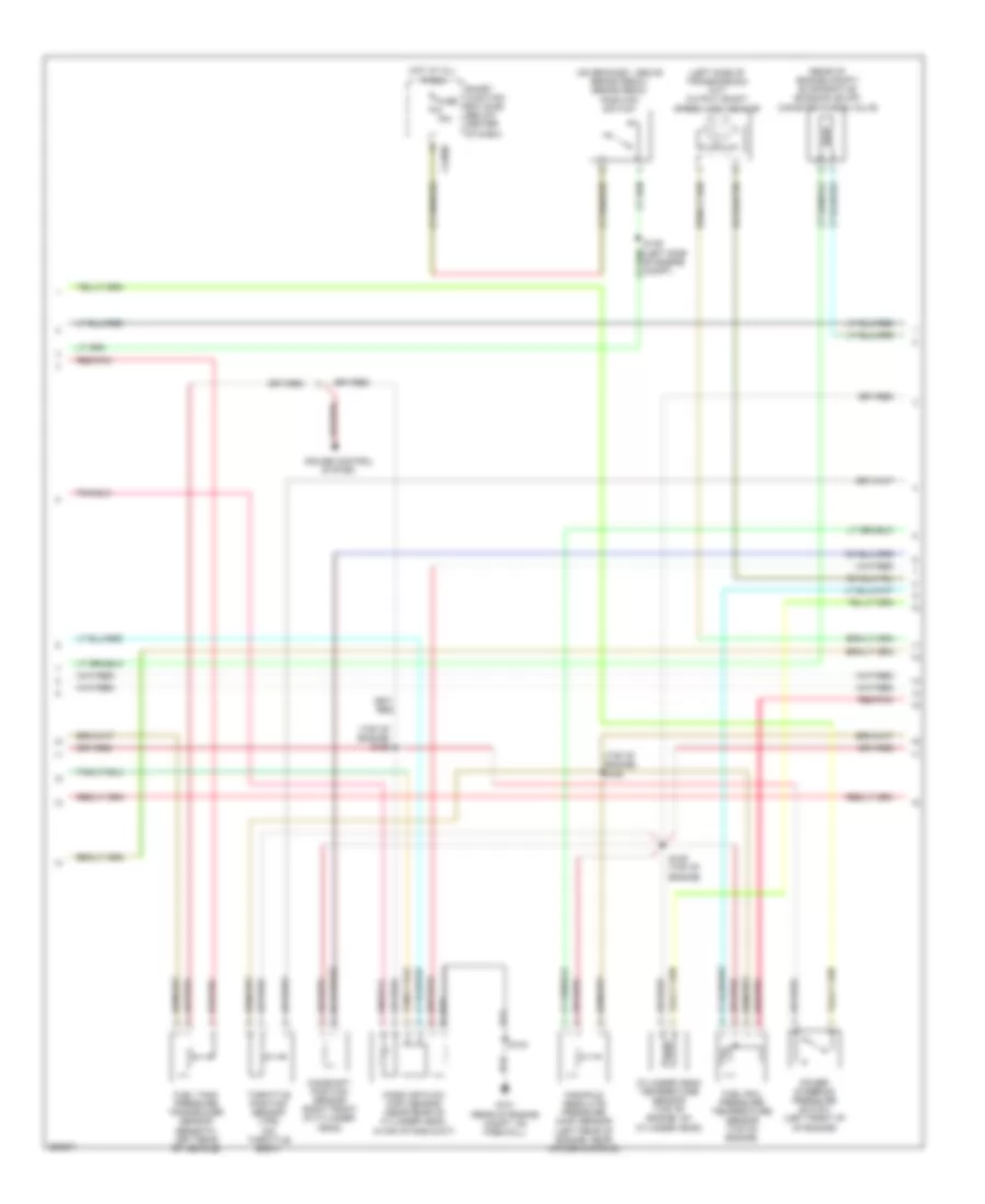 2 3L Engine Performance Wiring Diagram Except Hybrid 2 of 5 for Ford Escape 2007