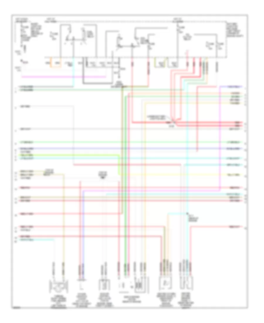 2.3L, Engine Performance Wiring Diagram, Except Hybrid (4 of 5) for Ford Escape 2007