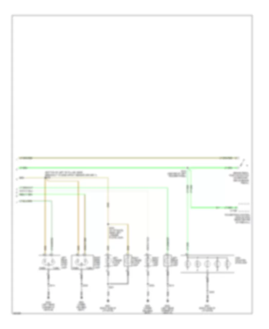 Exterior Lamps Wiring Diagram, Hybrid (2 of 2) for Ford Escape 2007