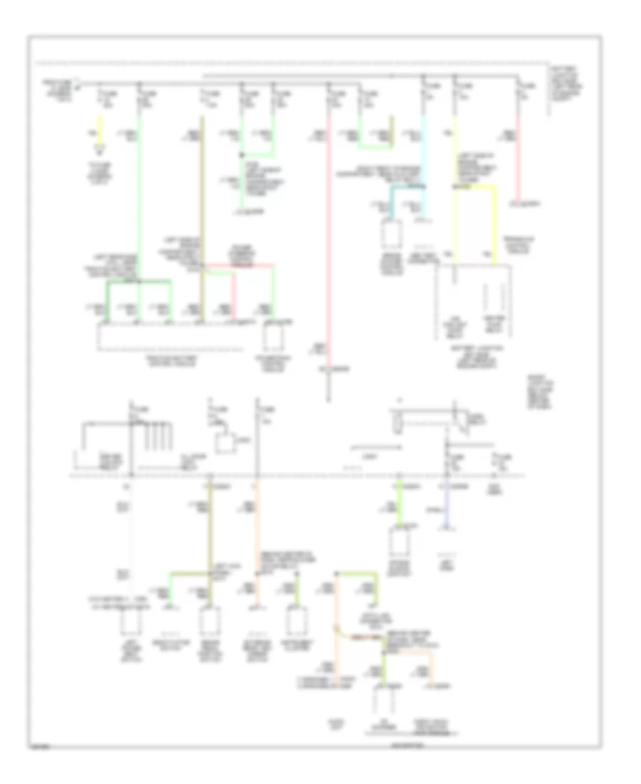 Power Distribution Wiring Diagram Hybrid 2 of 4 for Ford Escape 2007