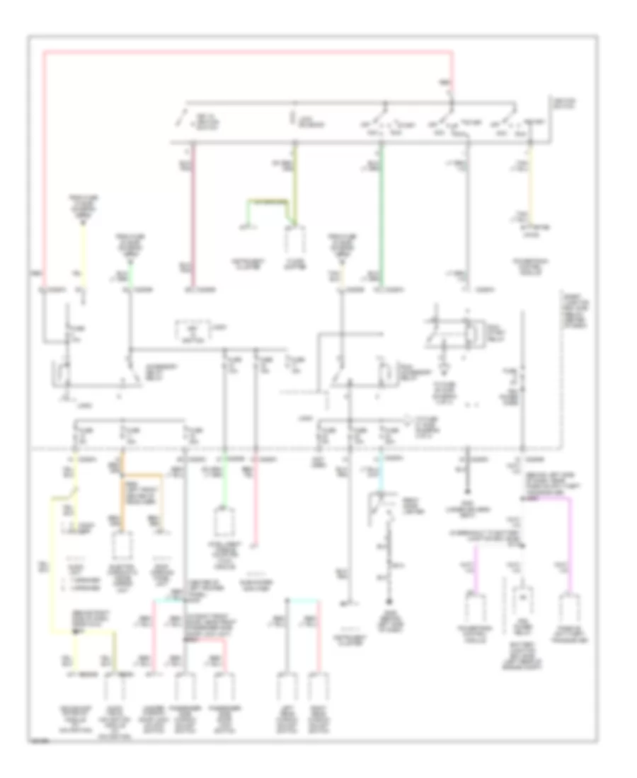 Power Distribution Wiring Diagram Hybrid 3 of 4 for Ford Escape 2007