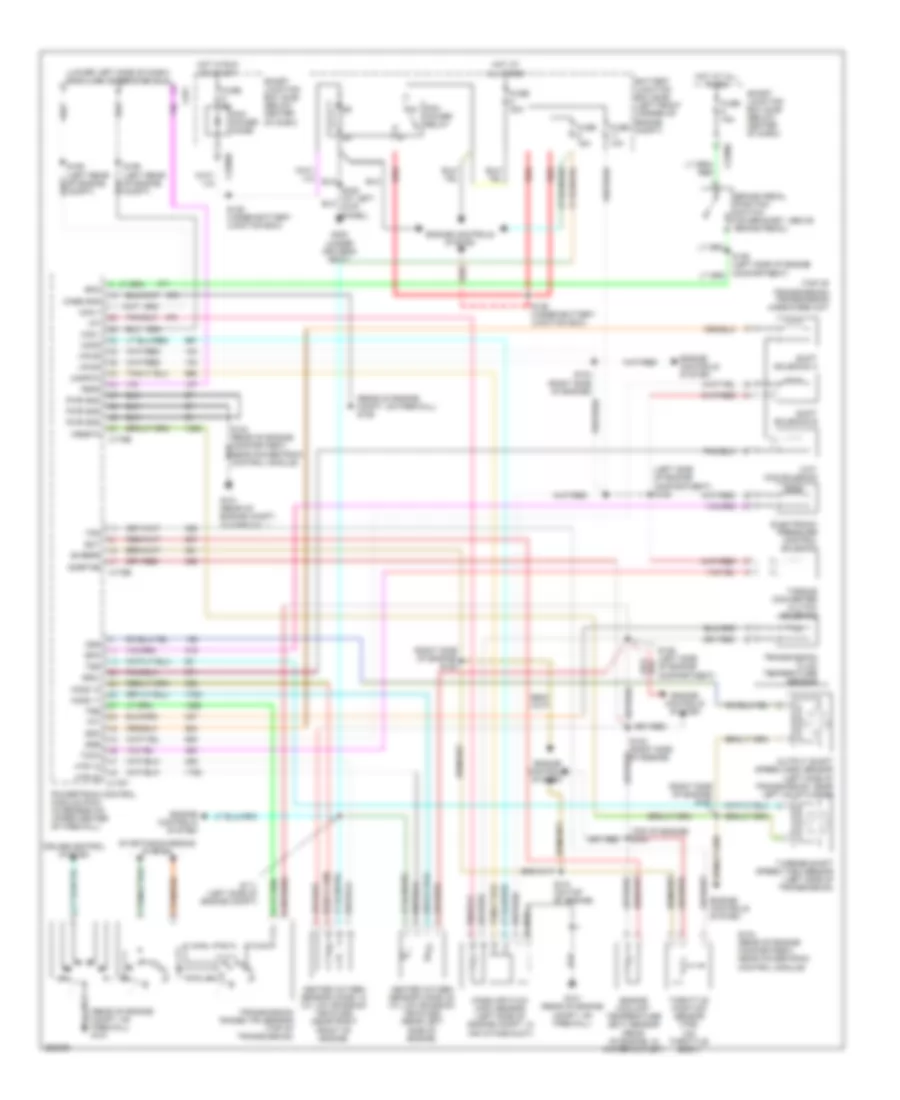3 0L A T Wiring Diagram Except Hybrid for Ford Escape 2007