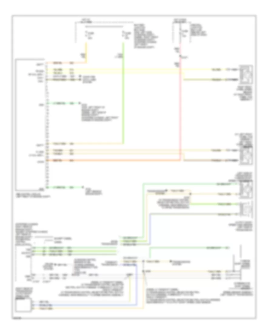 Anti-lock Brakes Wiring Diagram, without Stability Assist for Ford Econoline E150 2008