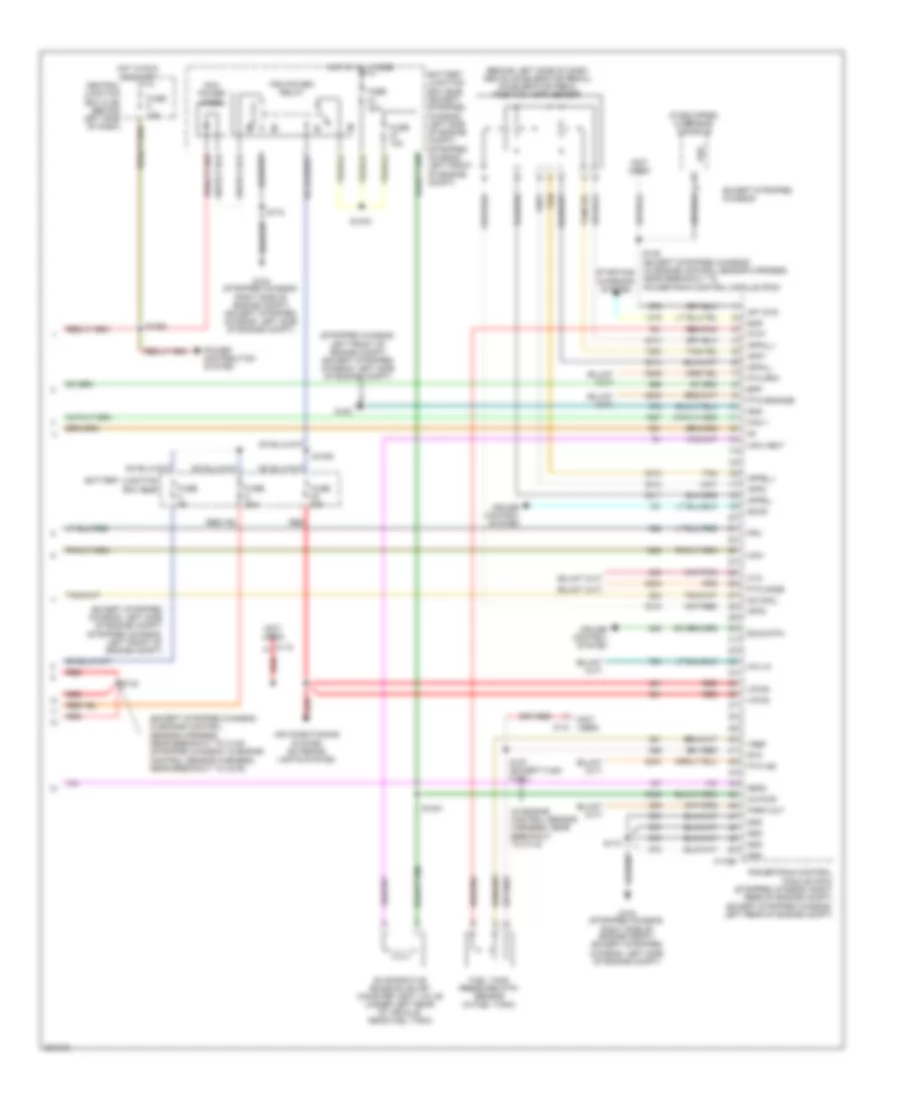 4.6L, Engine Performance Wiring Diagram (5 of 5) for Ford Econoline E150 2008