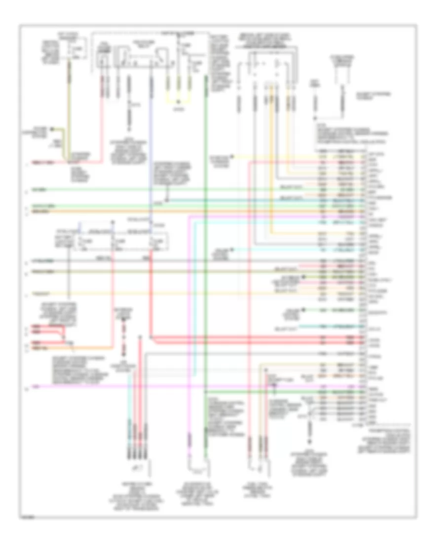 5.4L, Engine Performance Wiring Diagram, with Torqshift (5 of 5) for Ford Econoline E150 2008