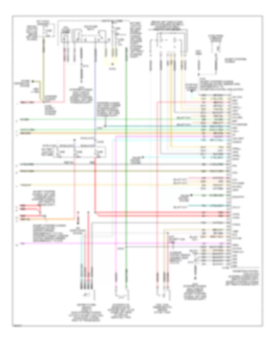 5.4L, Engine Performance Wiring Diagram, without Torqshift (5 of 5) for Ford Econoline E150 2008
