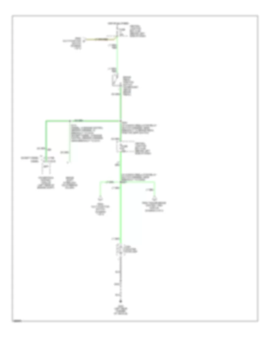 Exterior Lamps Wiring Diagram (2 of 3) for Ford Econoline E150 2008